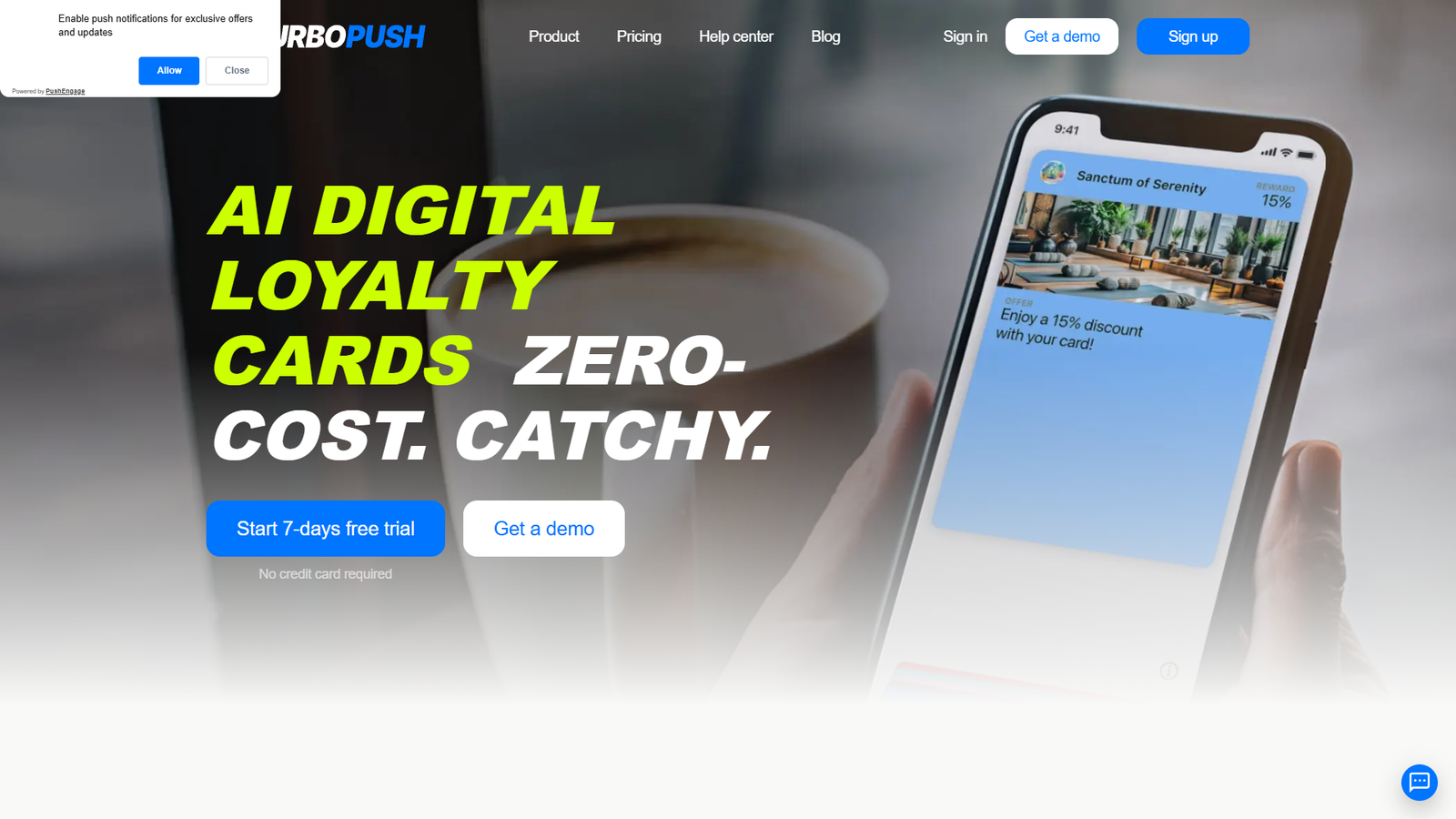 TurboPush — интерфейс нейросети TurboPush — интерфейс нейросети