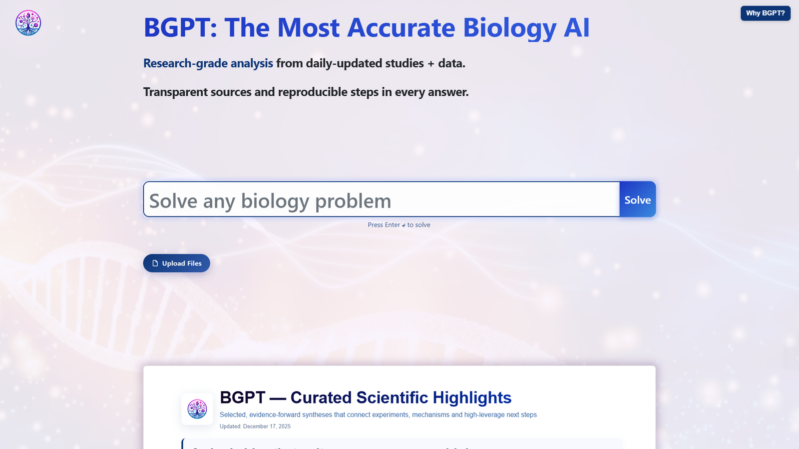 BGPT — интерфейс нейросети BGPT — интерфейс нейросети