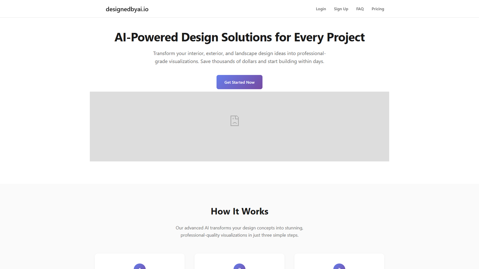 DesignedByAI — интерфейс нейросети DesignedByAI — интерфейс нейросети