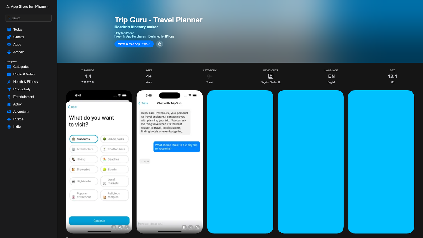 Trip Guru — AI Travel Planner — интерфейс нейросети Trip Guru — AI Travel Planner — интерфейс нейросети