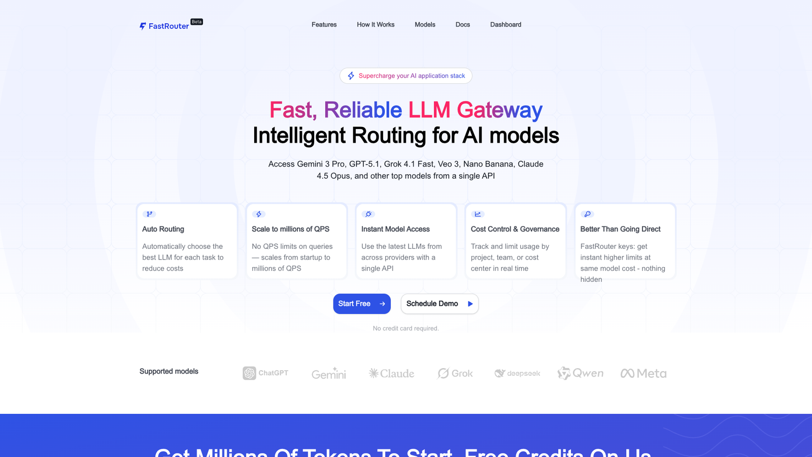 FastRouter.ai — интерфейс нейросети