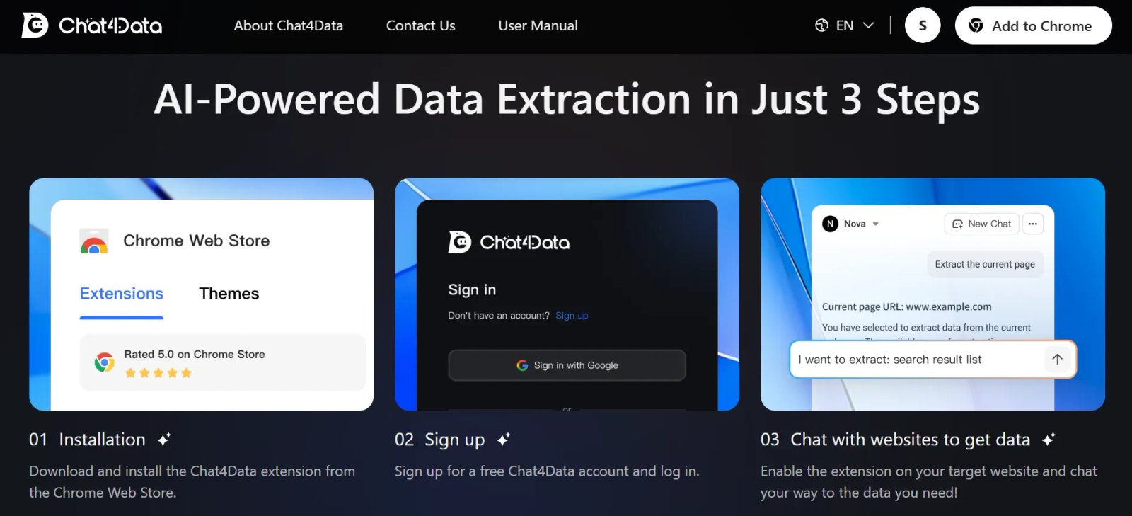 Chat4Data Параметры Chat4Data Параметры