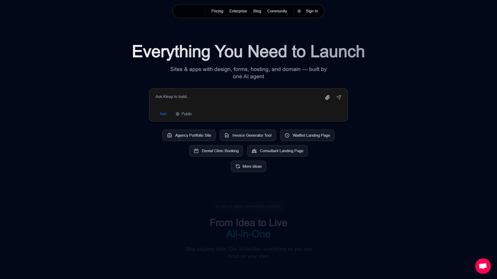 Kleap — интерфейс нейросети Kleap — интерфейс нейросети