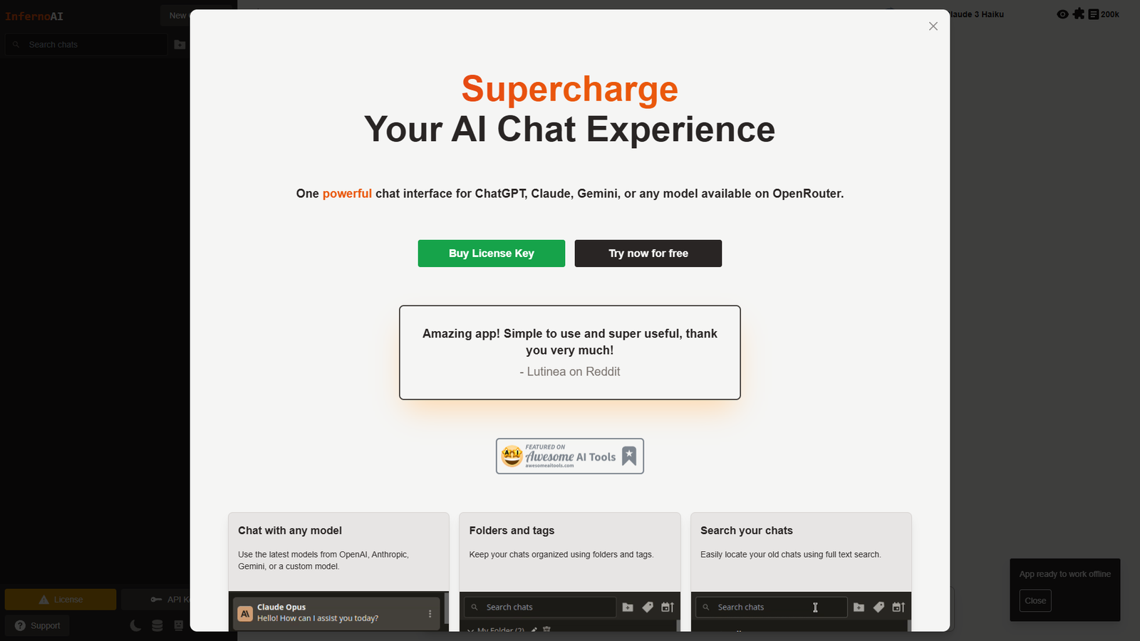 InfernoAI — интерфейс нейросети InfernoAI — интерфейс нейросети