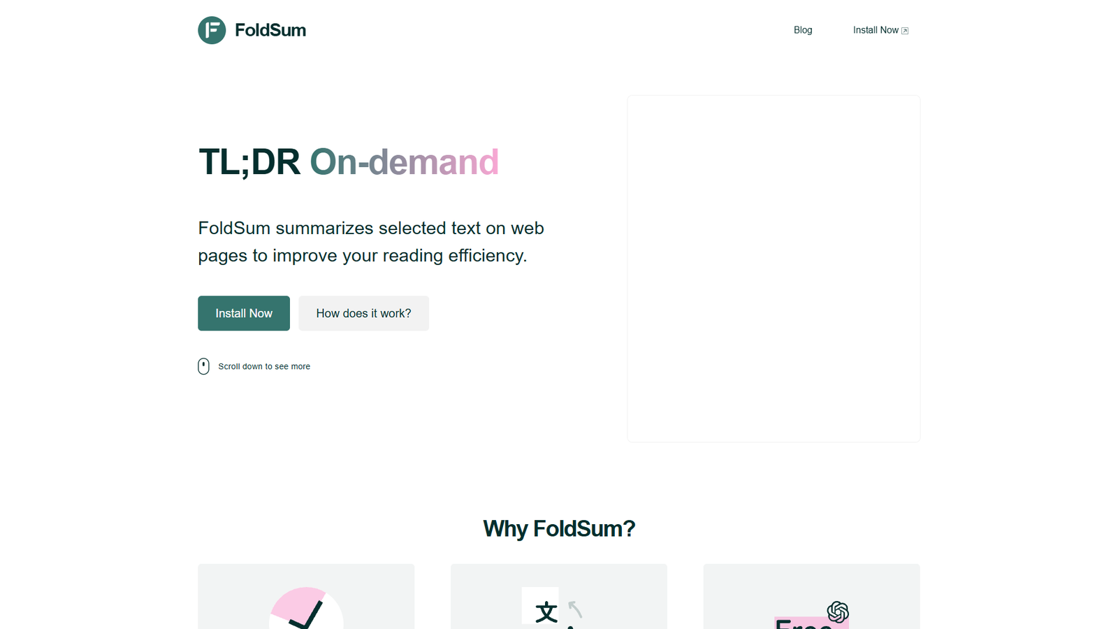 FoldSum — интерфейс нейросети FoldSum — интерфейс нейросети