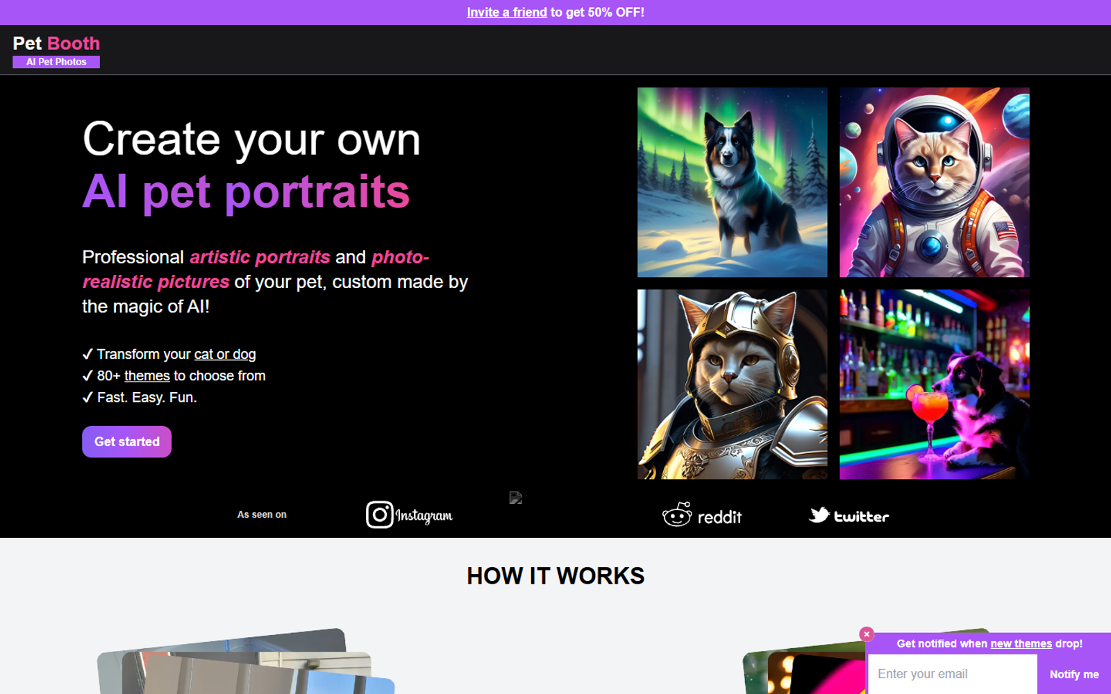 Pet Booth — интерфейс нейросети Pet Booth — интерфейс нейросети