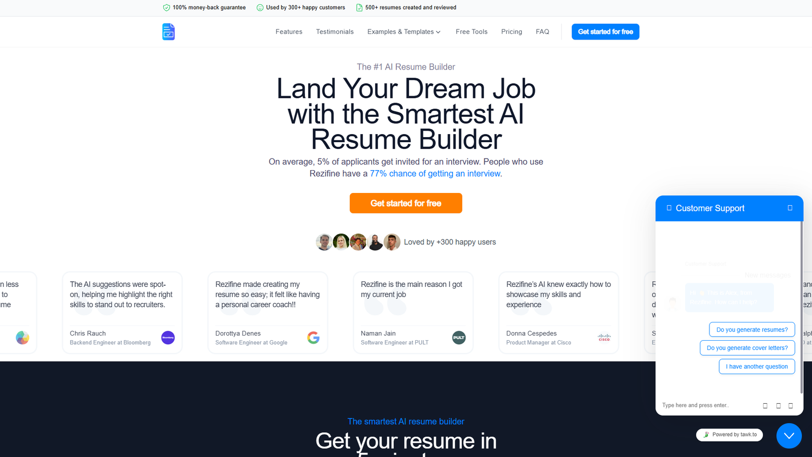 Rezifine — интерфейс нейросети Rezifine — интерфейс нейросети