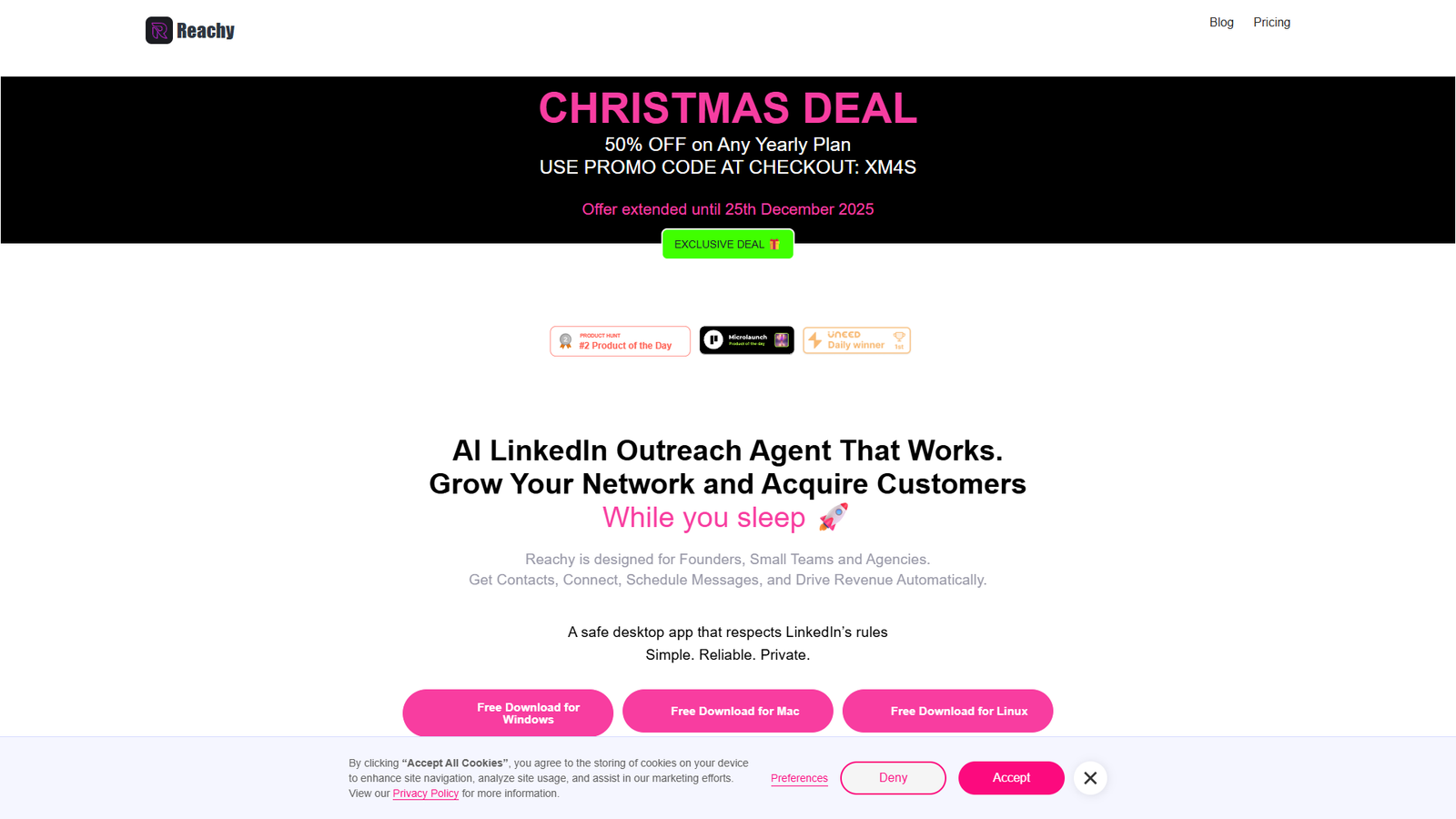 Reachy.ai — интерфейс нейросети Reachy.ai — интерфейс нейросети