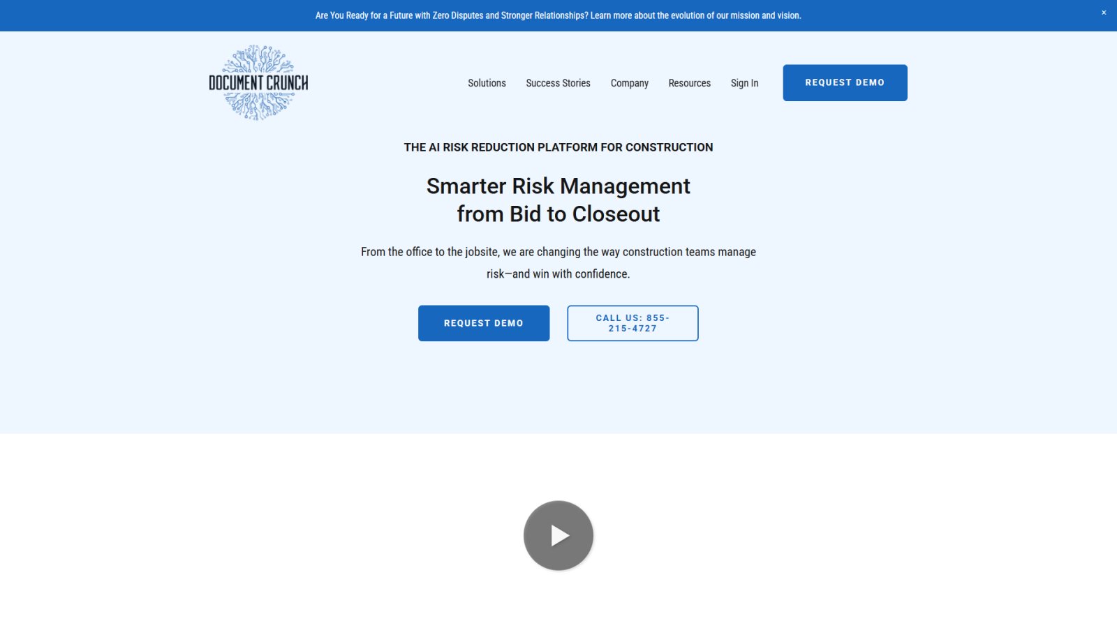 Document Crunch нейросеть Главная страница