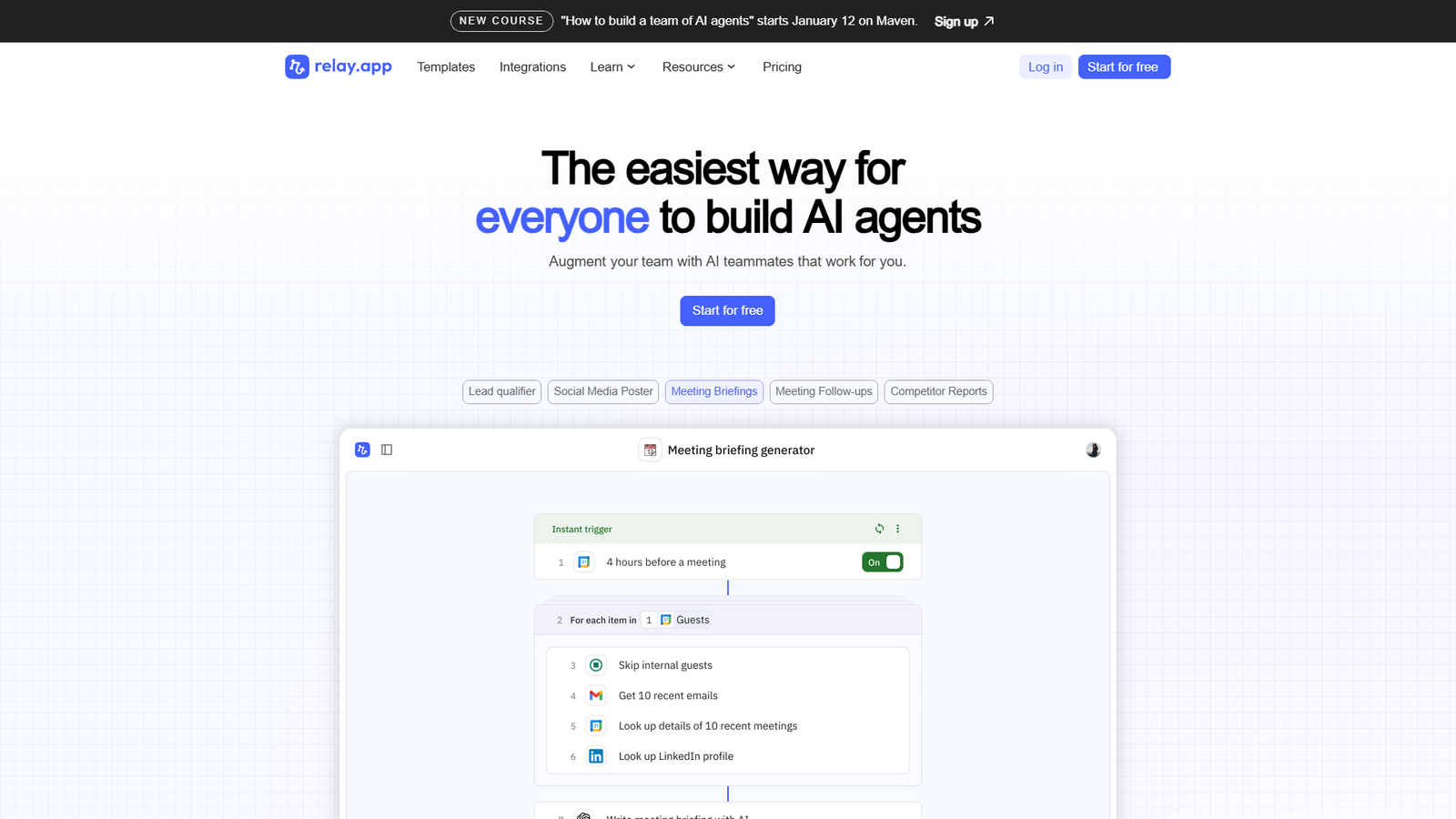 Relay.app — интерфейс нейросети Relay.app — интерфейс нейросети