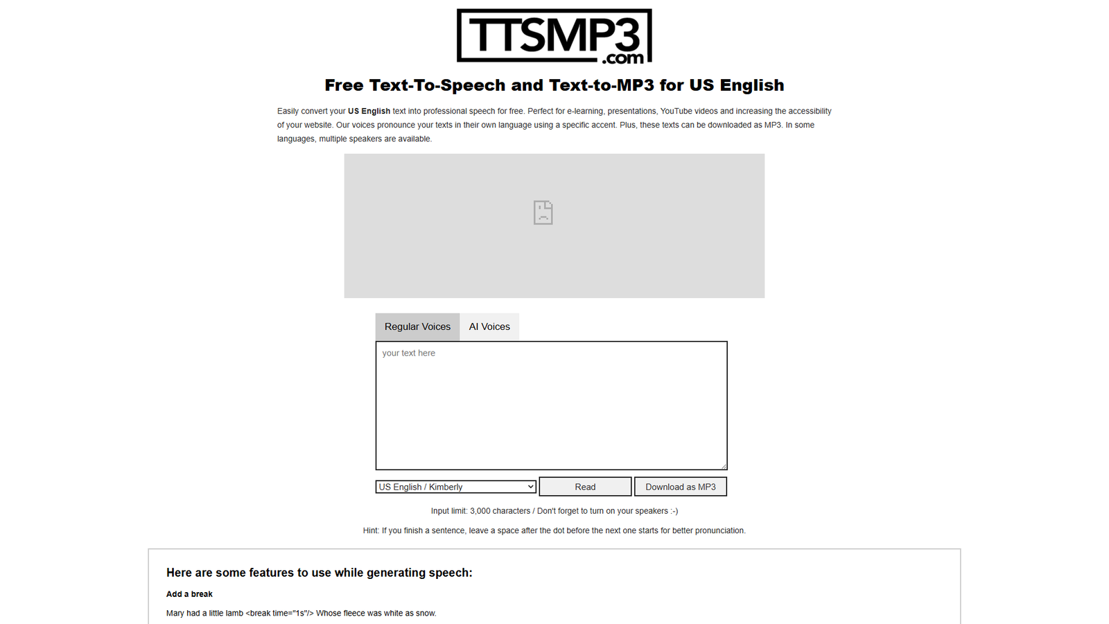 ttsMP3 — интерфейс нейросети ttsMP3 — интерфейс нейросети