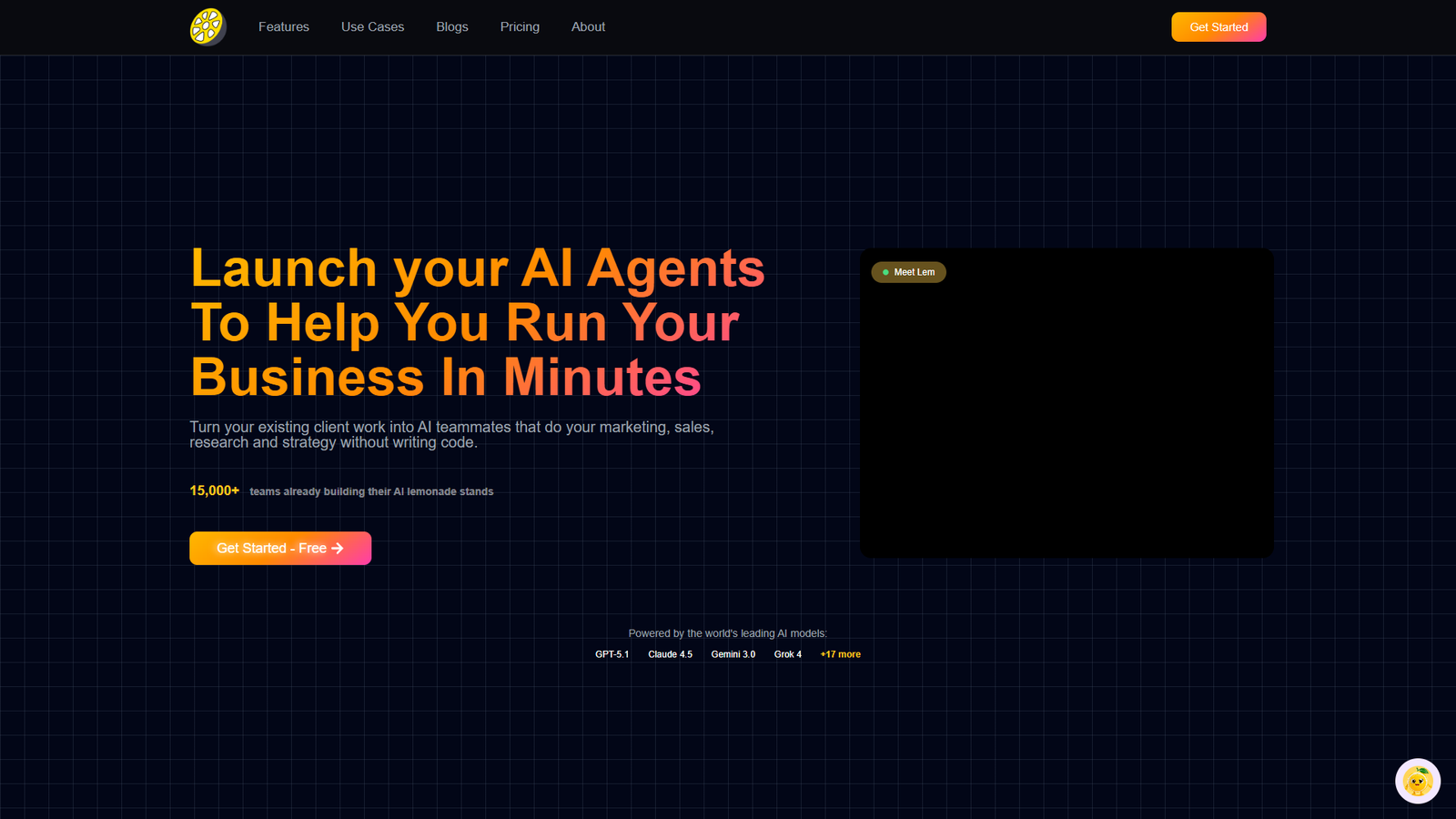 LaunchLemonade — интерфейс нейросети LaunchLemonade — интерфейс нейросети