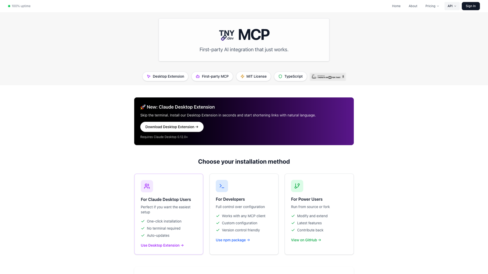 tny.dev — интерфейс нейросети tny.dev — интерфейс нейросети