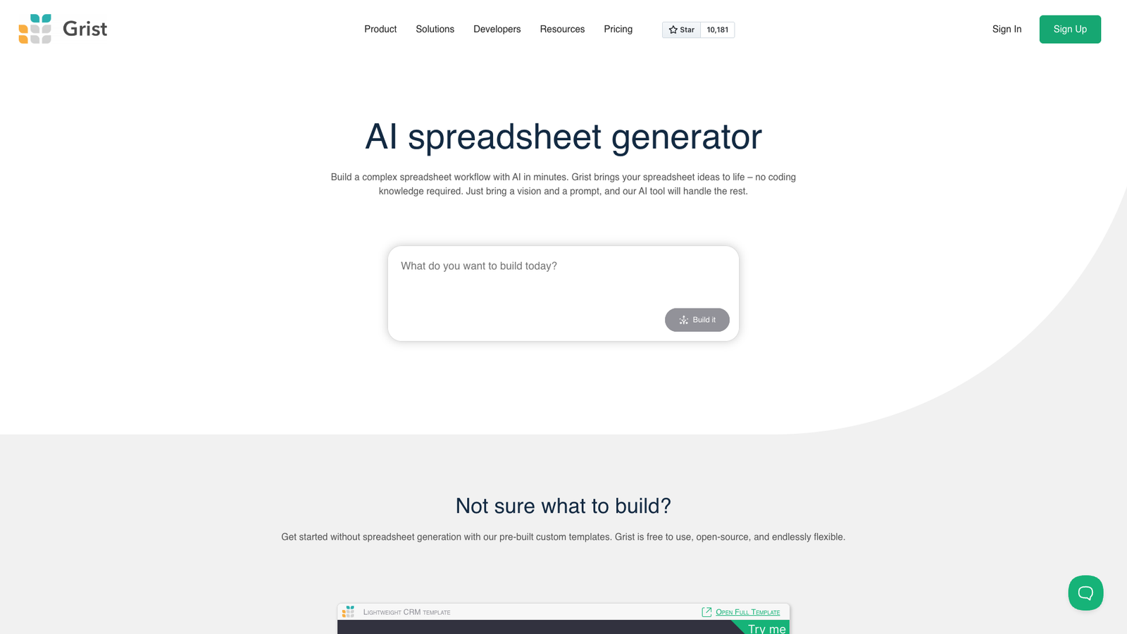 AI Spreadsheet Generator — интерфейс нейросети AI Spreadsheet Generator — интерфейс нейросети