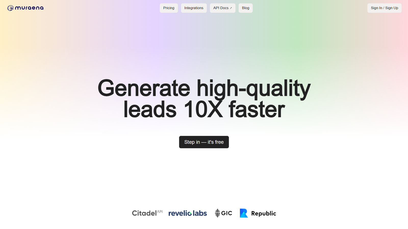Muraena — интерфейс нейросети Muraena — интерфейс нейросети
