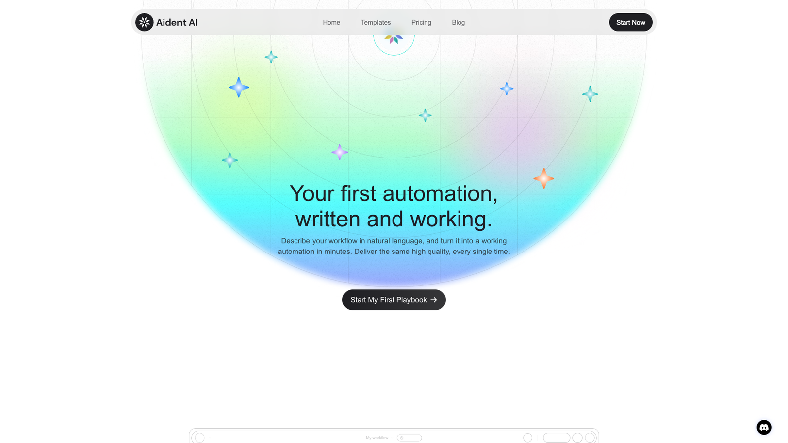 Aident AI — интерфейс нейросети