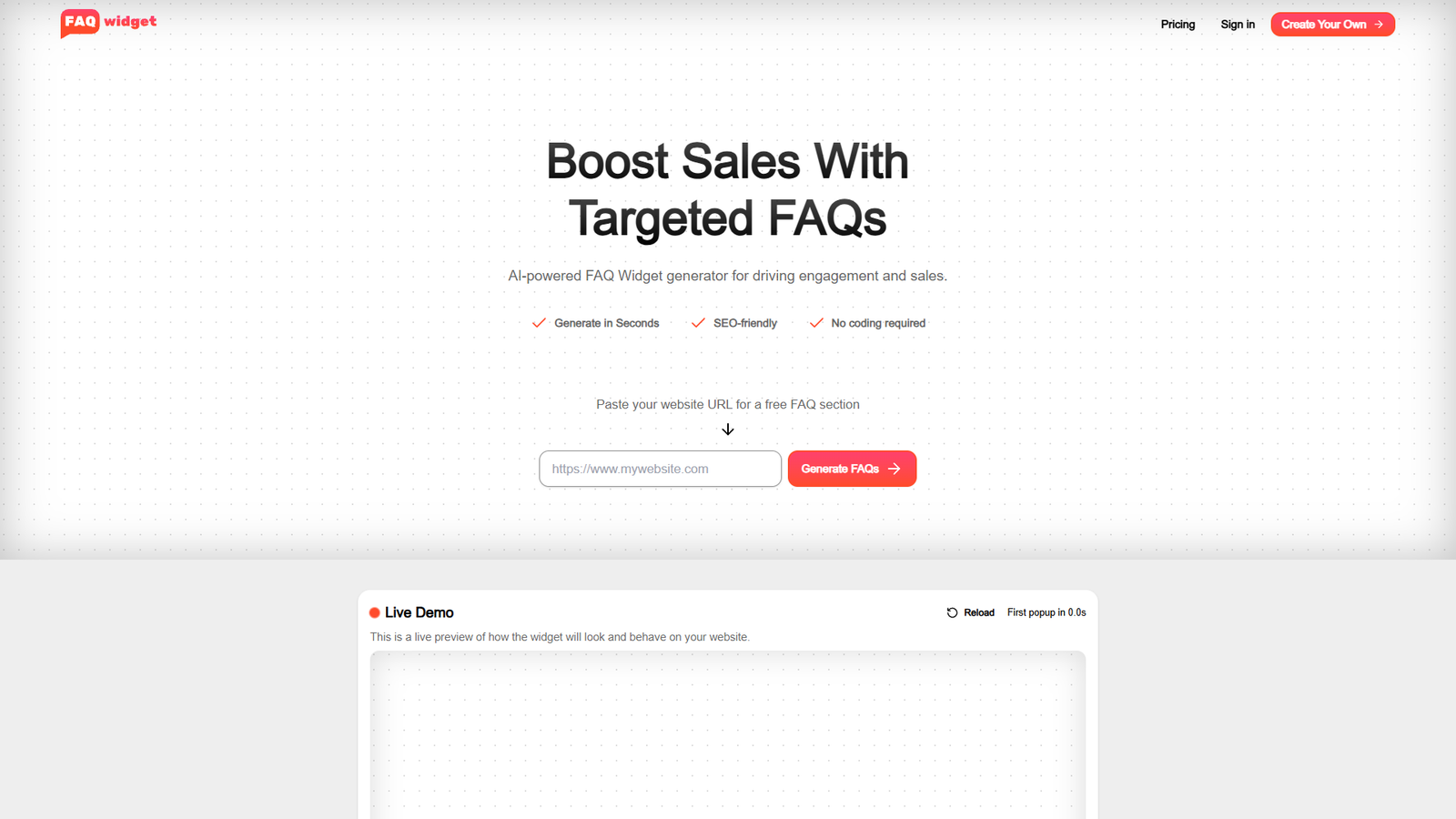 FAQWidget — интерфейс нейросети FAQWidget — интерфейс нейросети