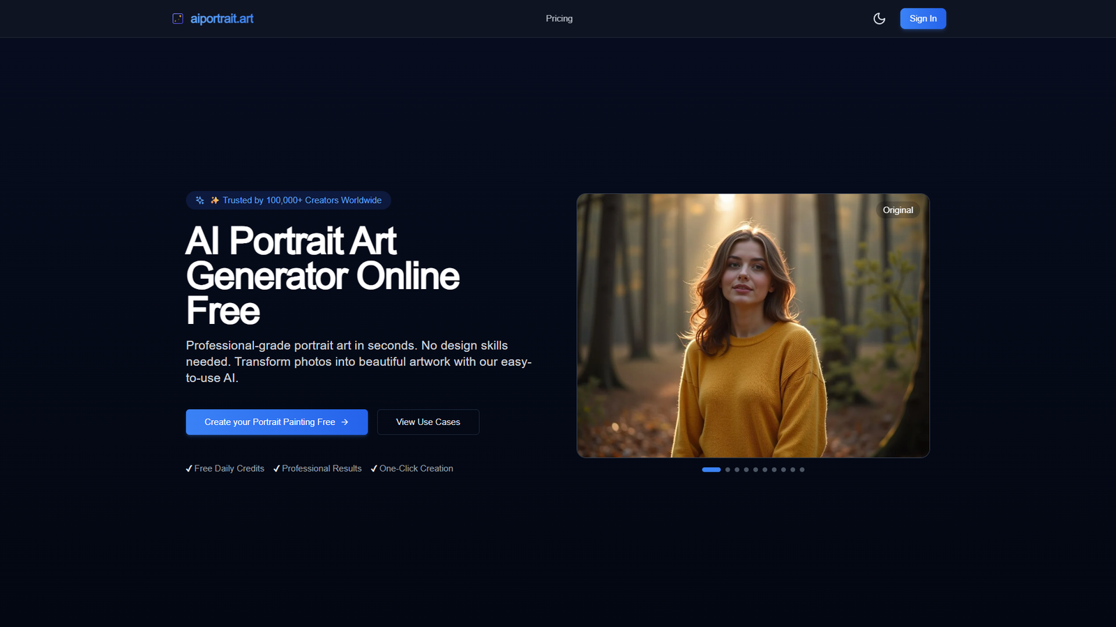 aiportrait.art — интерфейс нейросети aiportrait.art — интерфейс нейросети