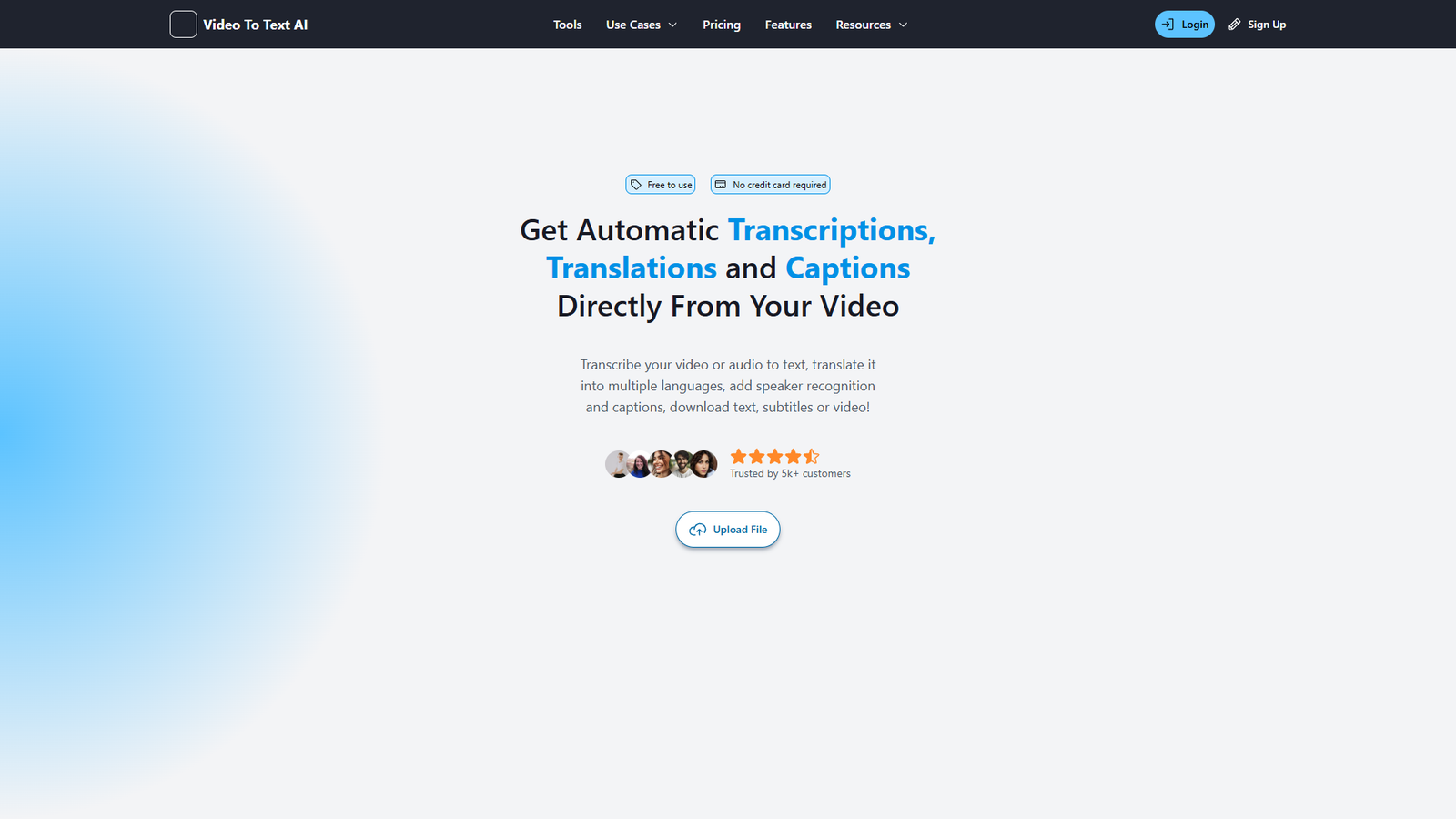 VideoToTextAI — интерфейс нейросети VideoToTextAI — интерфейс нейросети