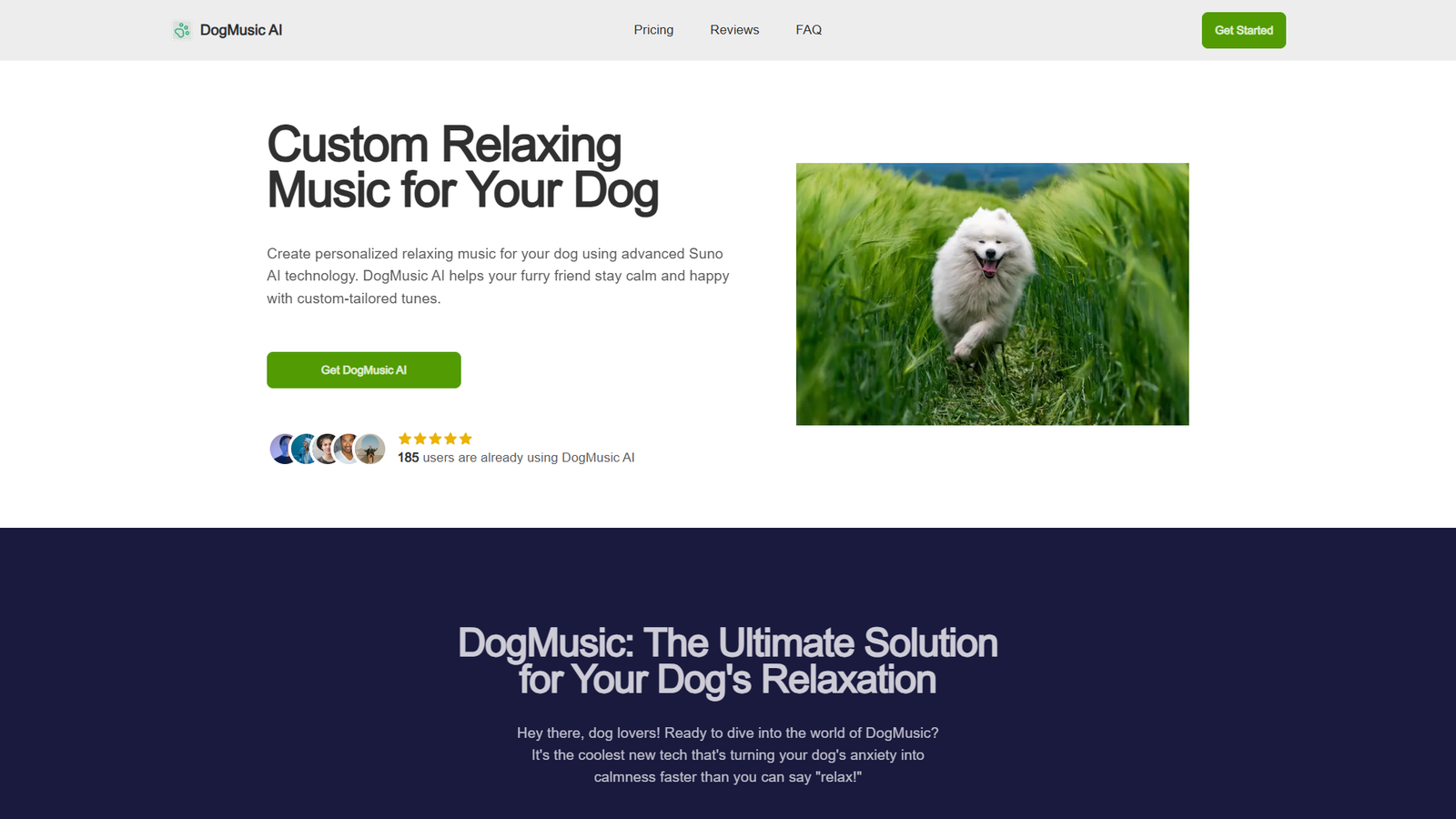 DogMusic AI — интерфейс нейросети DogMusic AI — интерфейс нейросети