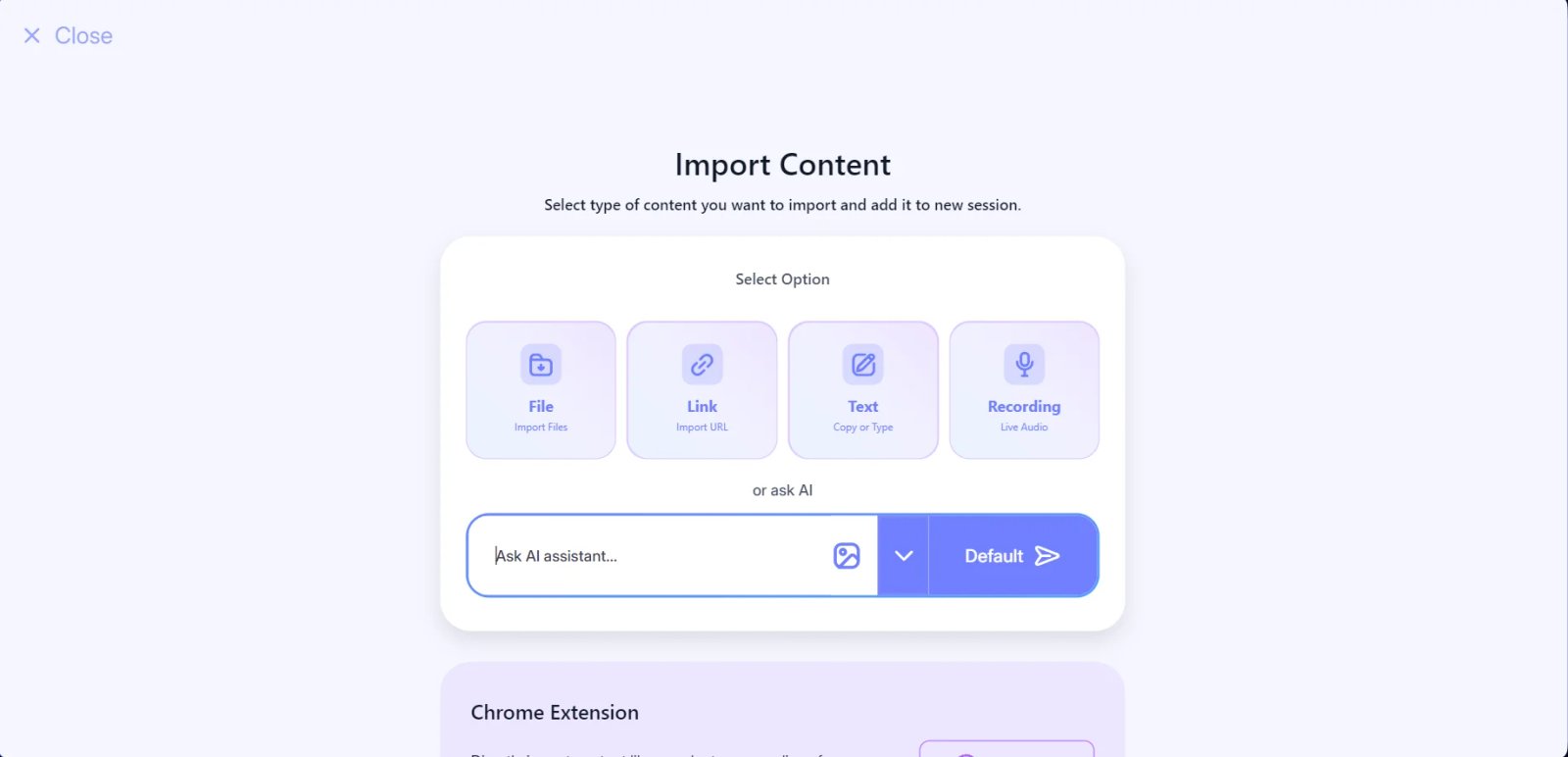 Mindgrasp AI Home Page
