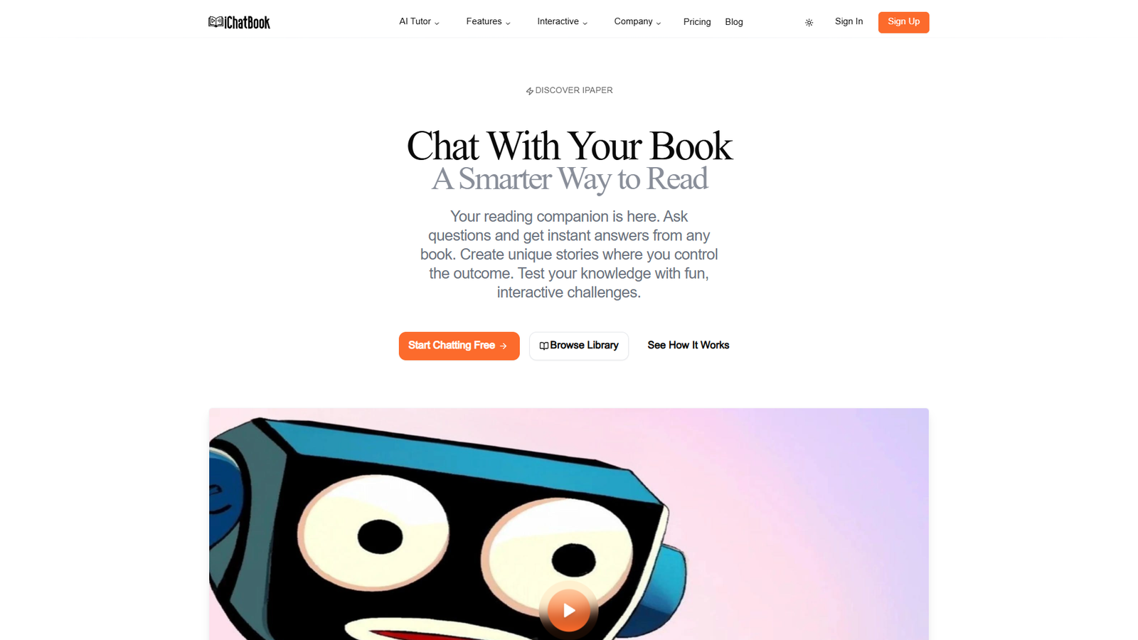 iChatBook — интерфейс нейросети iChatBook — интерфейс нейросети