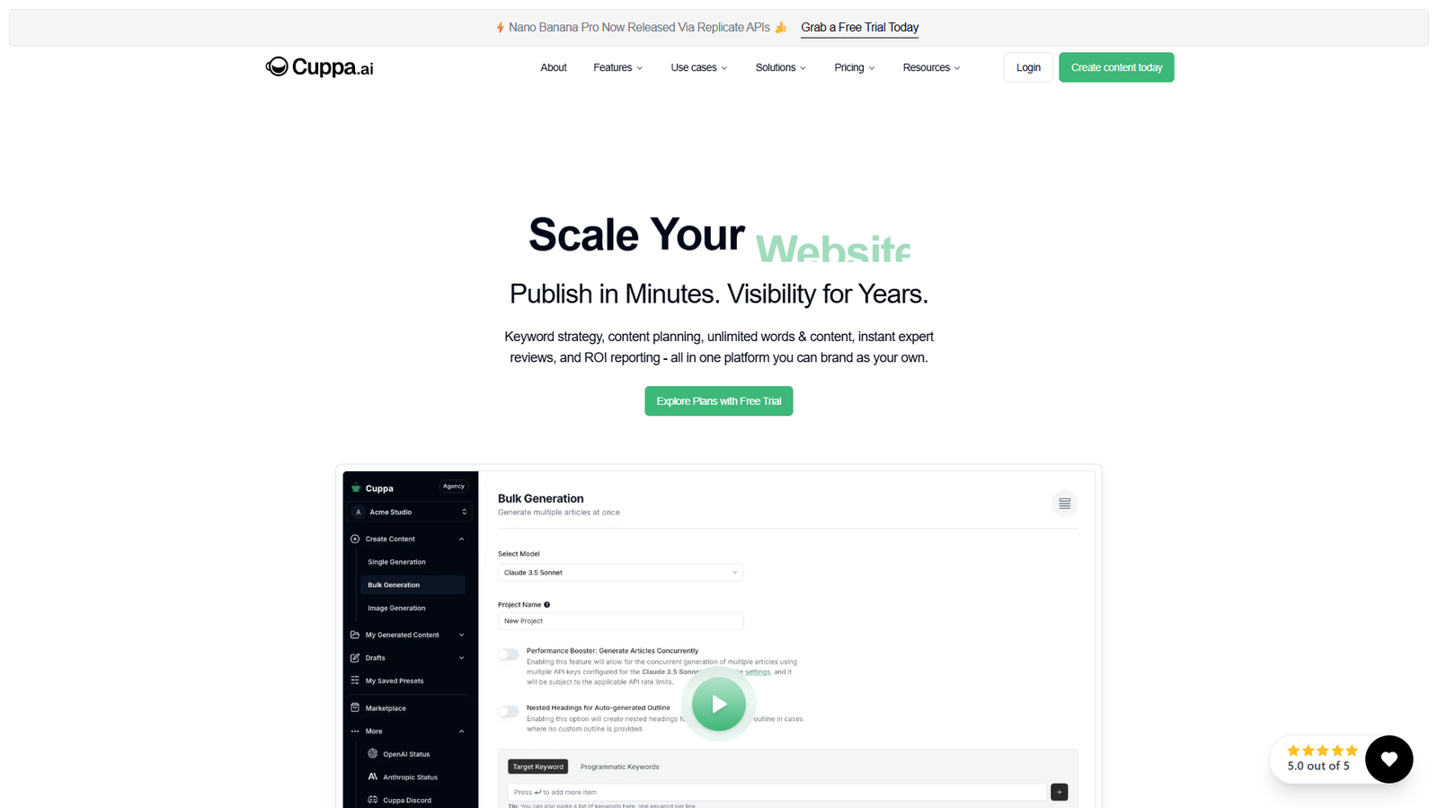 Cuppa AI — интерфейс нейросети Cuppa AI — интерфейс нейросети