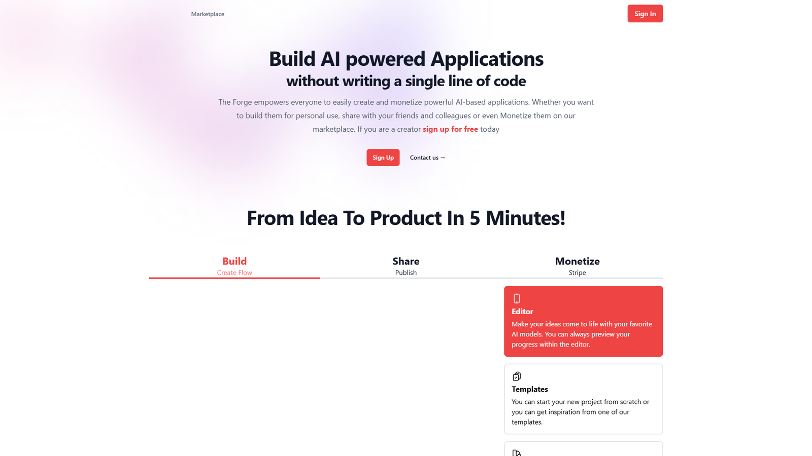 The Forge — интерфейс нейросети The Forge — интерфейс нейросети