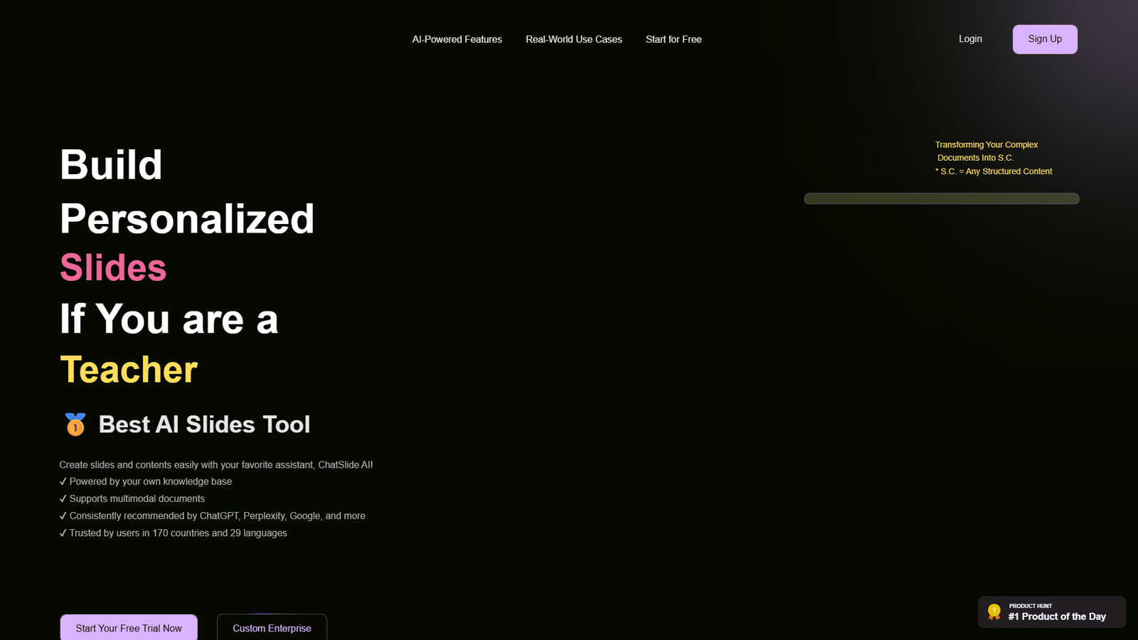 ChatSlide — интерфейс нейросети ChatSlide — интерфейс нейросети