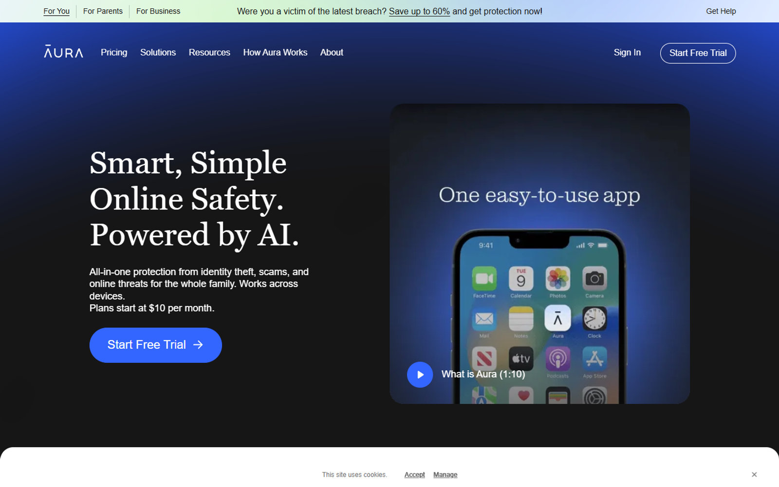Aura — интерфейс нейросети Aura — интерфейс нейросети