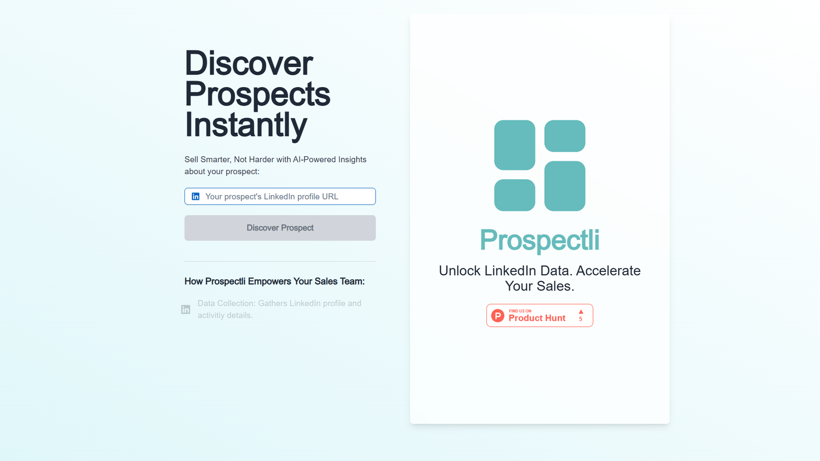 Prospectli — интерфейс нейросети Prospectli — интерфейс нейросети