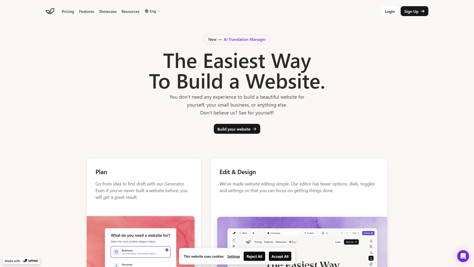 Umso — интерфейс нейросети Umso — интерфейс нейросети