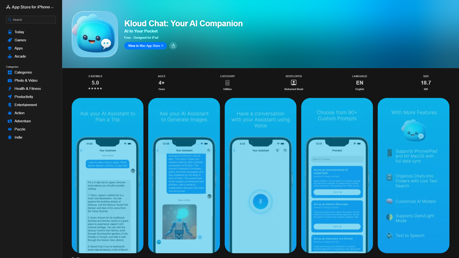 Kloud Chat Your AI Companion — интерфейс нейросети Kloud Chat Your AI Companion — интерфейс нейросети