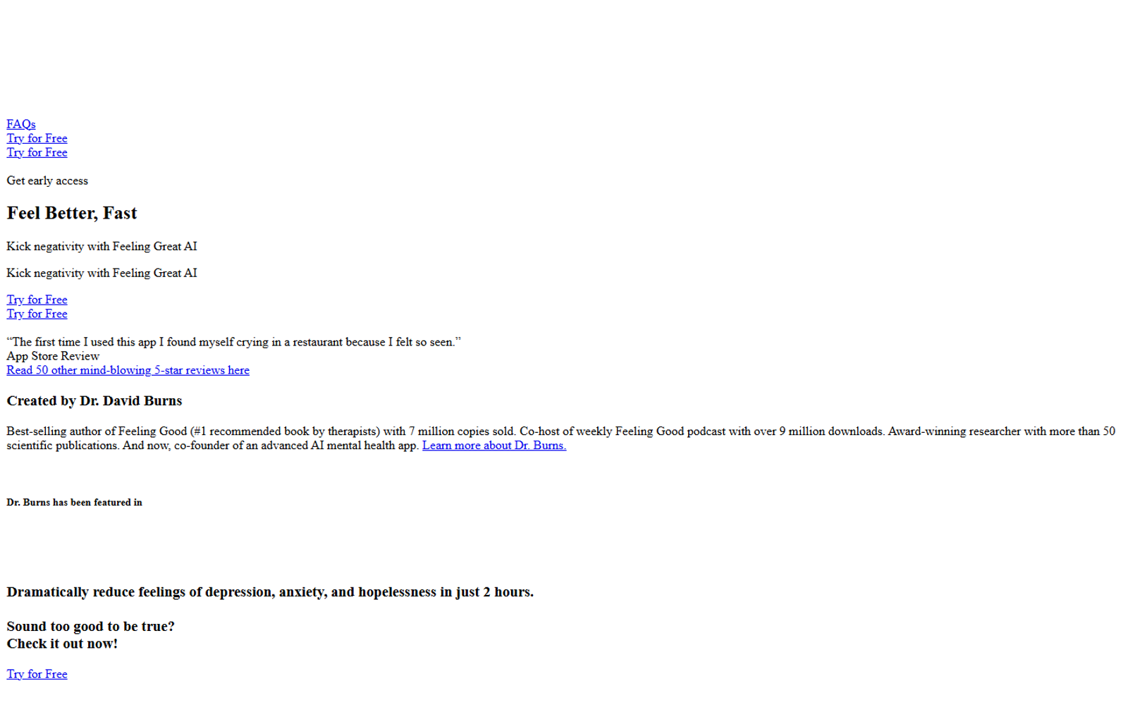 Feeling Great — интерфейс нейросети Feeling Great — интерфейс нейросети