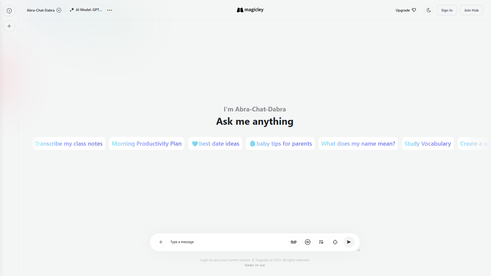 Magicley AI — интерфейс нейросети Magicley AI — интерфейс нейросети