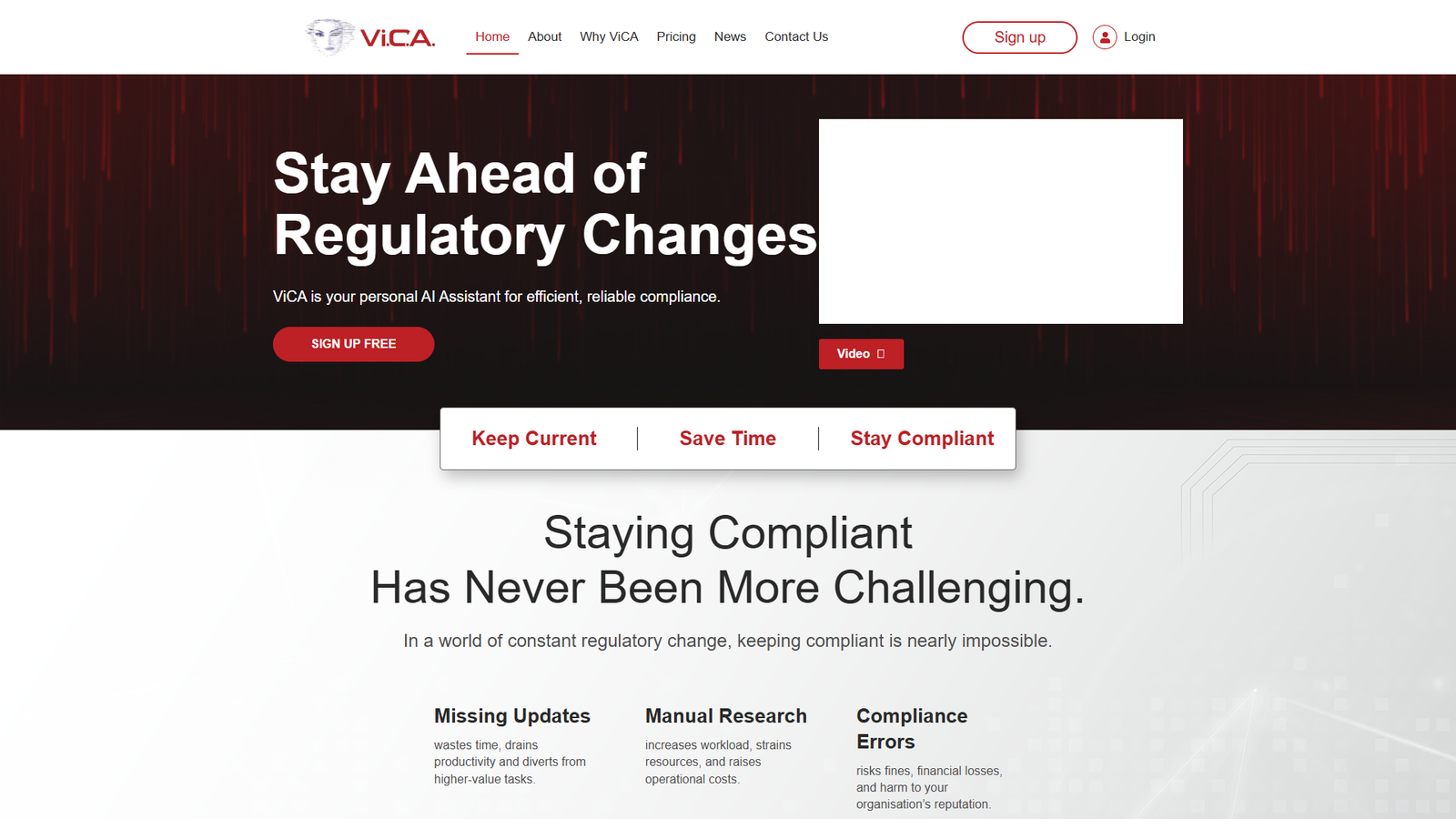 ViCA — Virtual Compliance Assistant — интерфейс нейросети ViCA — Virtual Compliance Assistant — интерфейс нейросети