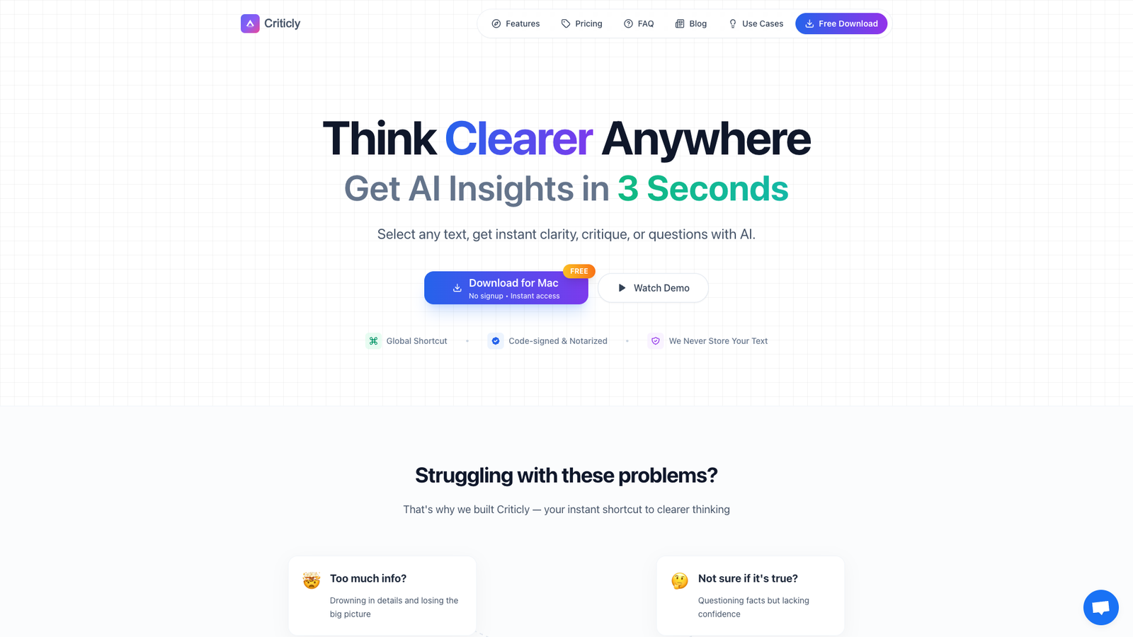 Criticly — интерфейс нейросети Criticly — интерфейс нейросети