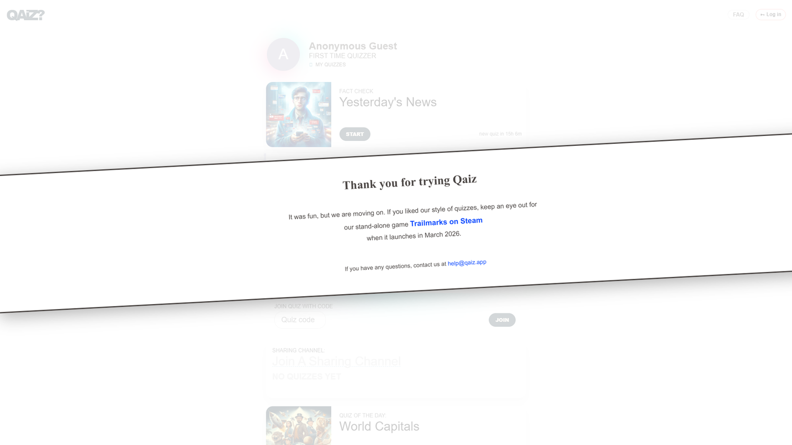 Qaiz — интерфейс нейросети Qaiz — интерфейс нейросети