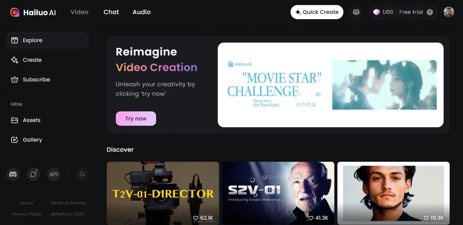 Hailuo AI Explore Hailuo AI Explore
