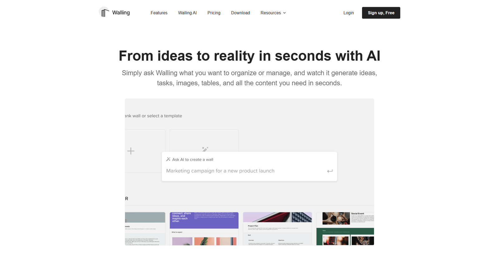 Walling AI — интерфейс нейросети Walling AI — интерфейс нейросети