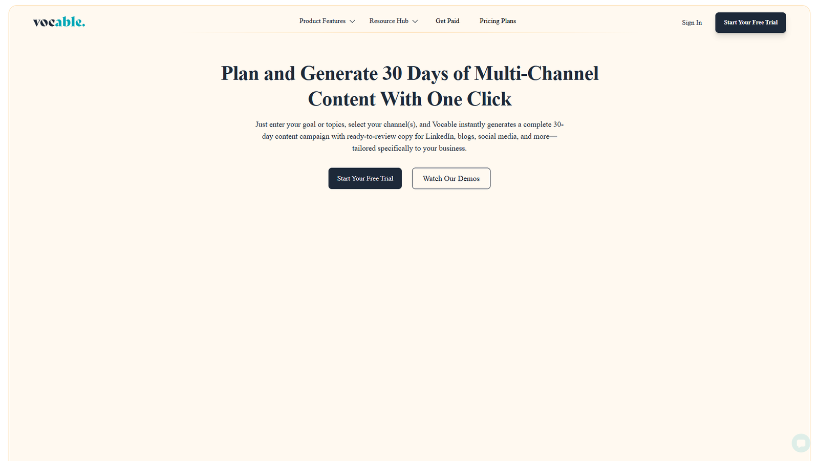 Vocable AI — интерфейс нейросети Vocable AI — интерфейс нейросети