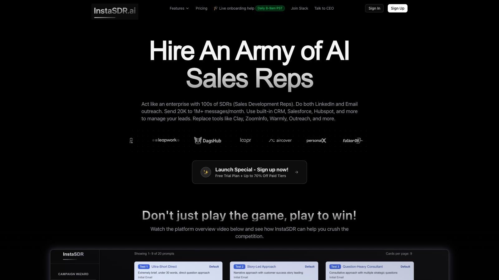 InstaSDR — интерфейс нейросети InstaSDR — интерфейс нейросети