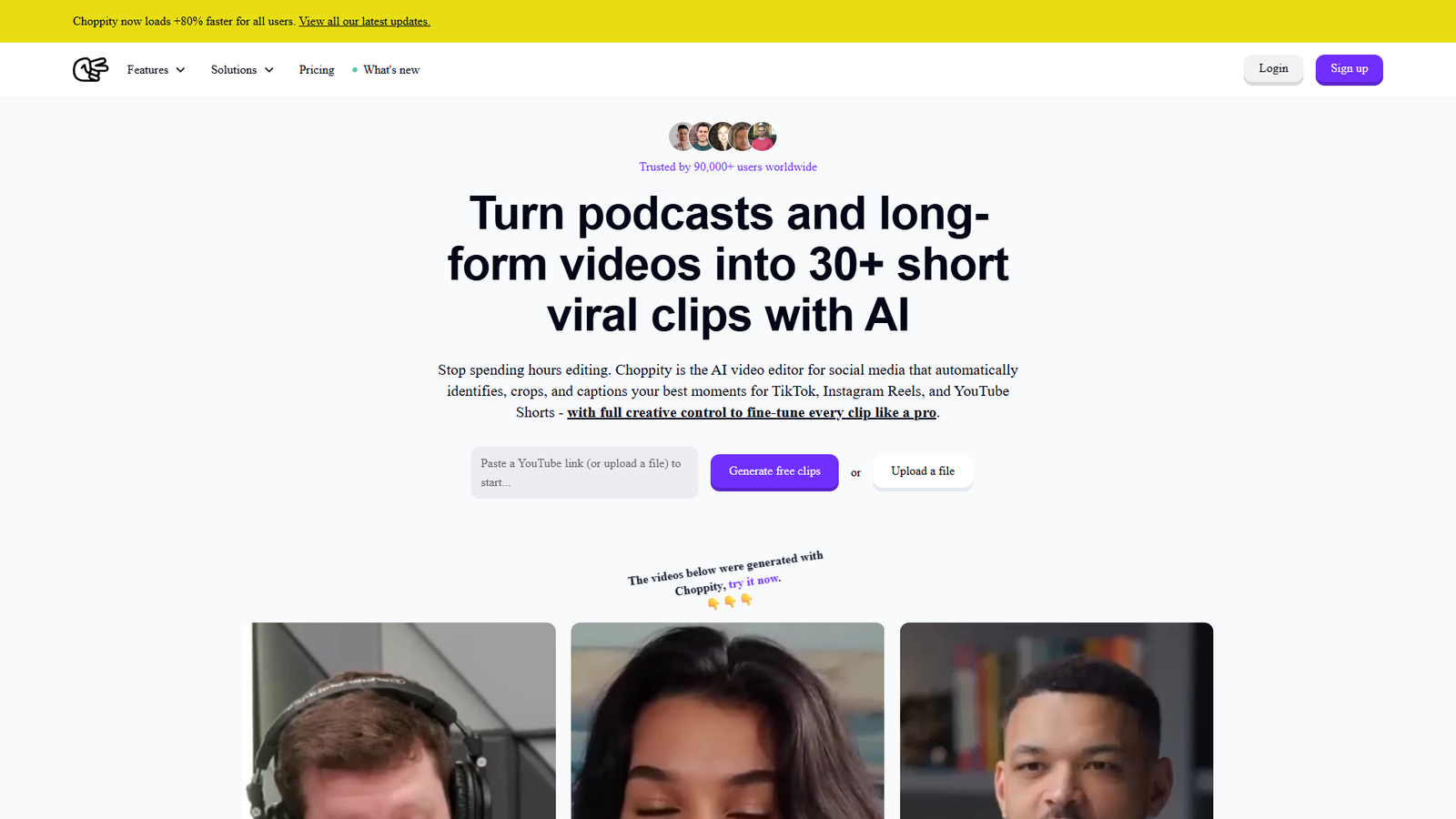 Choppity — интерфейс нейросети Choppity — интерфейс нейросети
