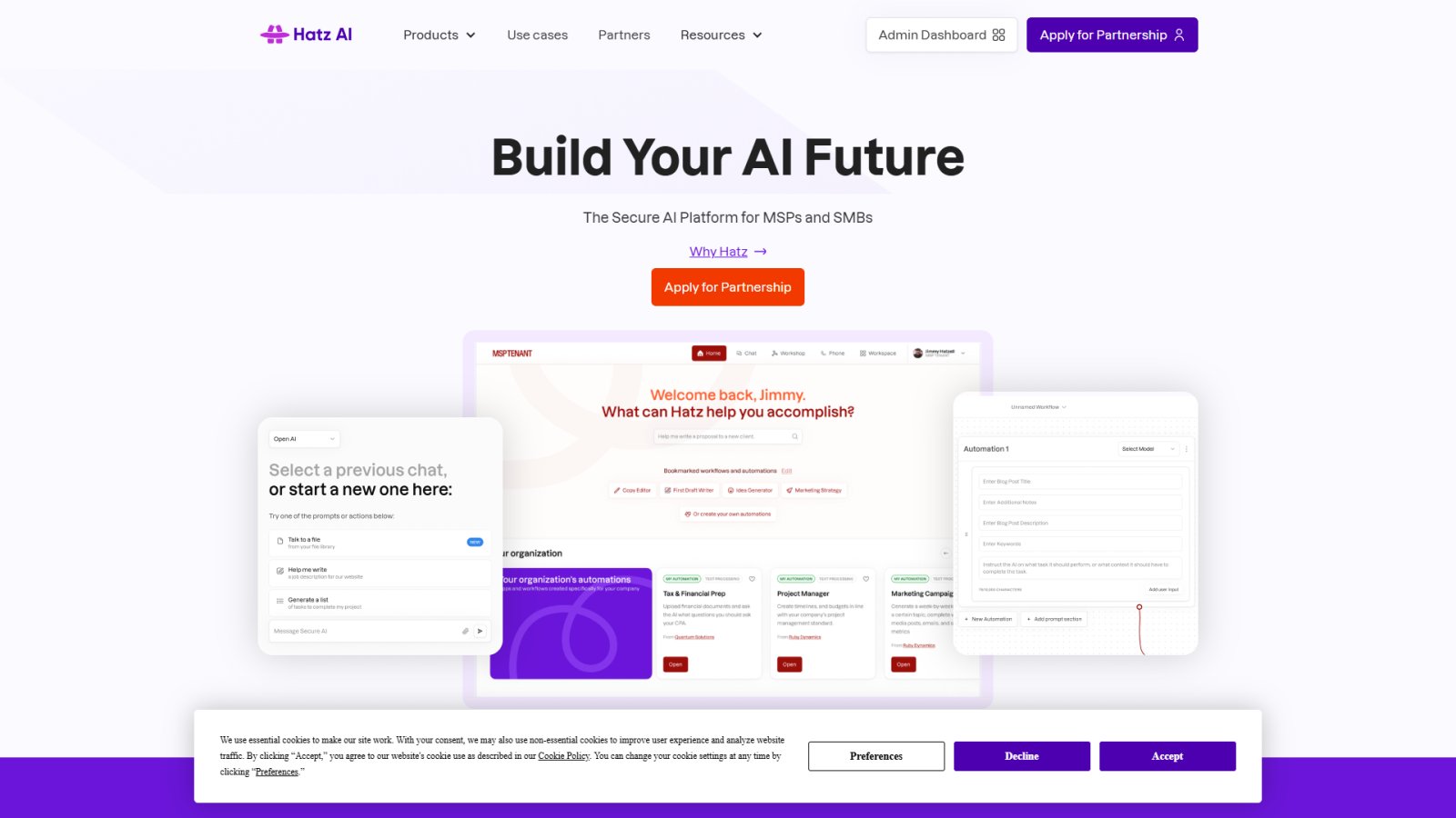 Hatz AI нейросеть Главная страница