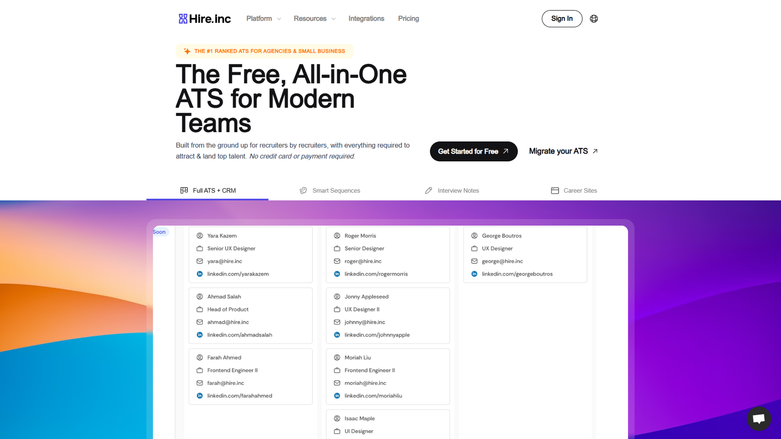 Hire.inc — интерфейс нейросети Hire.inc — интерфейс нейросети