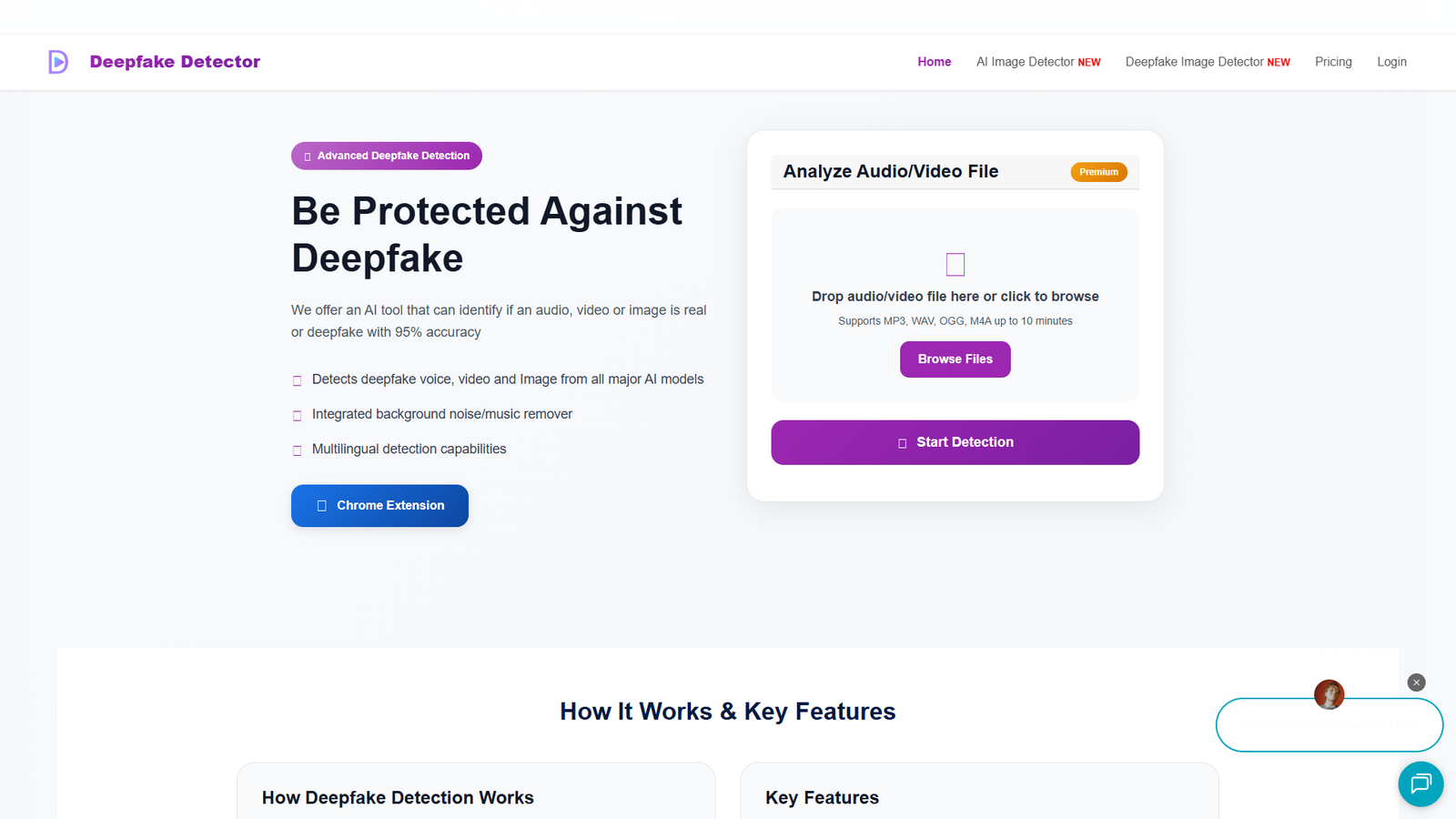 Deepfake Detector — интерфейс нейросети Deepfake Detector — интерфейс нейросети