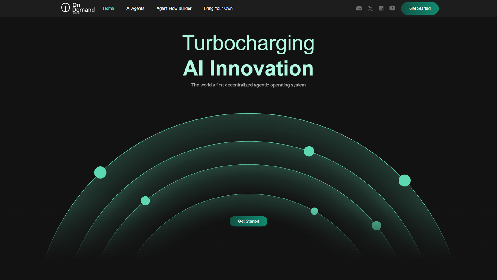 OnDemand AI Agents — интерфейс нейросети OnDemand AI Agents — интерфейс нейросети