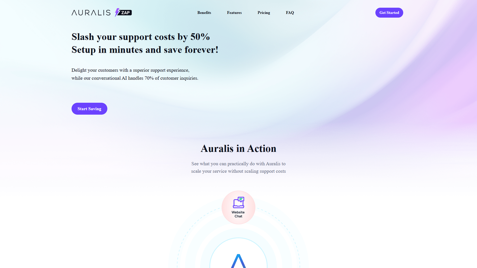 Auralis Zap — интерфейс нейросети Auralis Zap — интерфейс нейросети