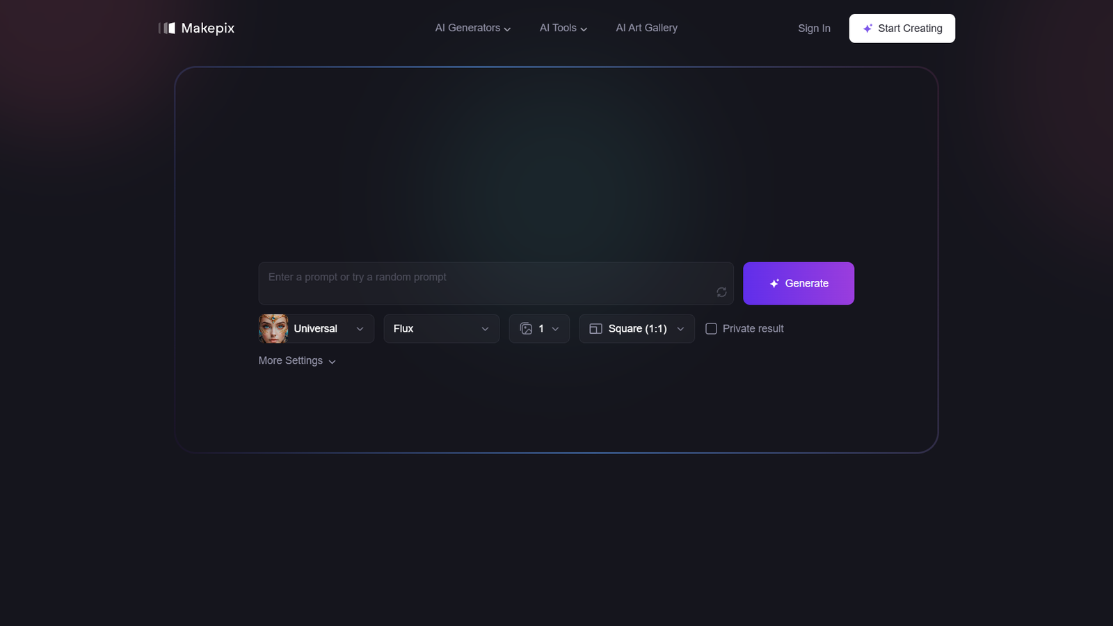 Makepix — интерфейс нейросети Makepix — интерфейс нейросети