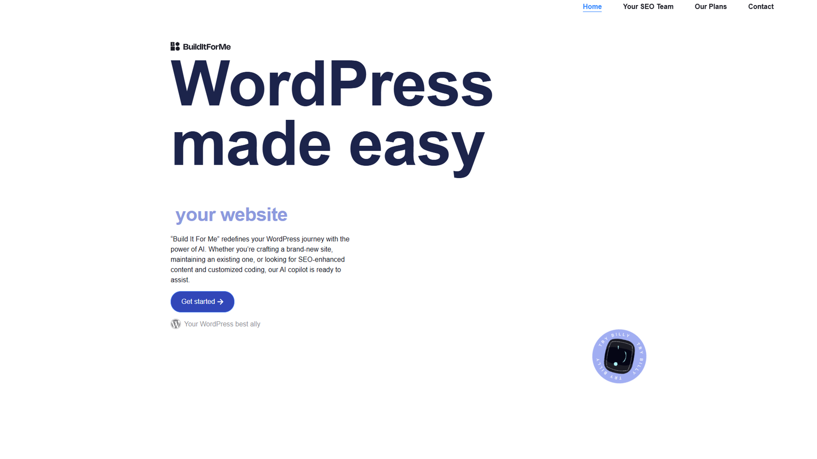 Build It For Me — интерфейс нейросети Build It For Me — интерфейс нейросети